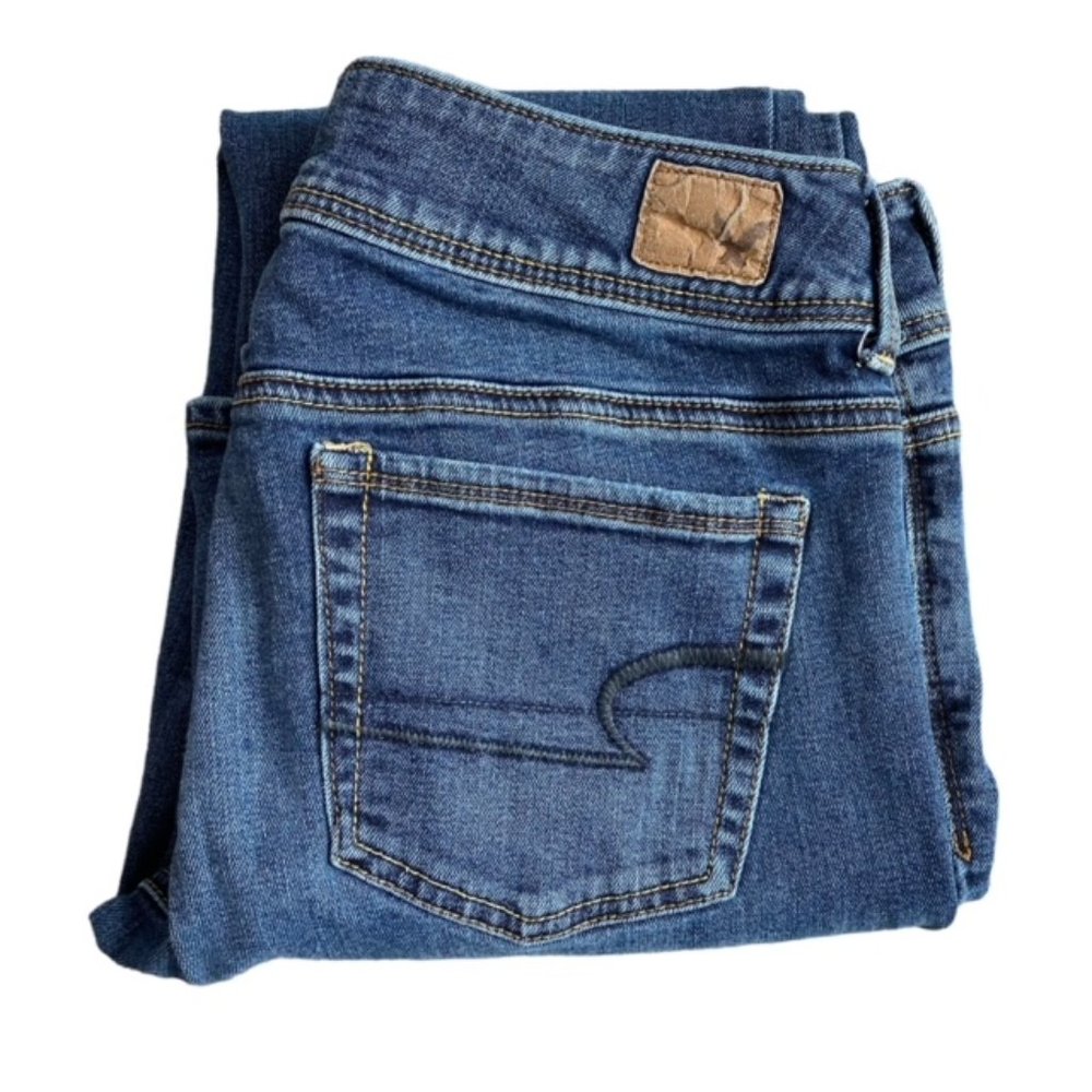 American Eagle Kick Boot Stretch Jeans - Size 10 regular - Picture 2 of 6